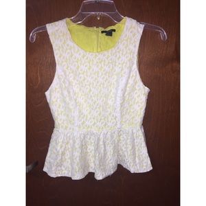 White and yellow top